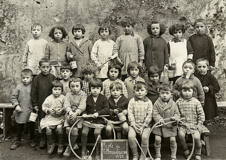 Photo de classe de Villemoustaussou 1932