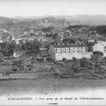 Vue de Carcassonne depuis Villemoustaussou