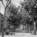 Promenade (ou Boulevard) de Villemoustaussou au début du XXème siècle