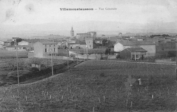 Vue générale de Villemoustaussou