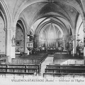 Intérieur de l'église Saint-Etienne de Villemoustaussou