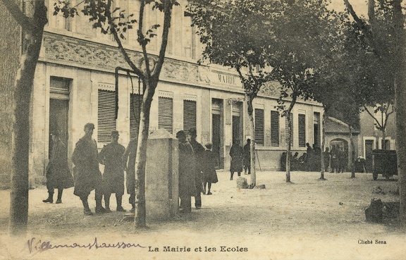 Mairie de Villemoustaussou pendant la Première Guerre mondiale