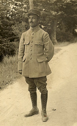 Portrait de Louis Guiraud en officier