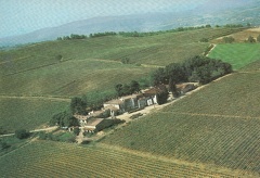 Vue aérienne du domaine de Fourn à Pieusse
