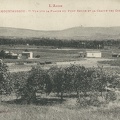 Villemoustaussou - Vue sur la plaine du Pont Rouge et la Chaine des Corbières